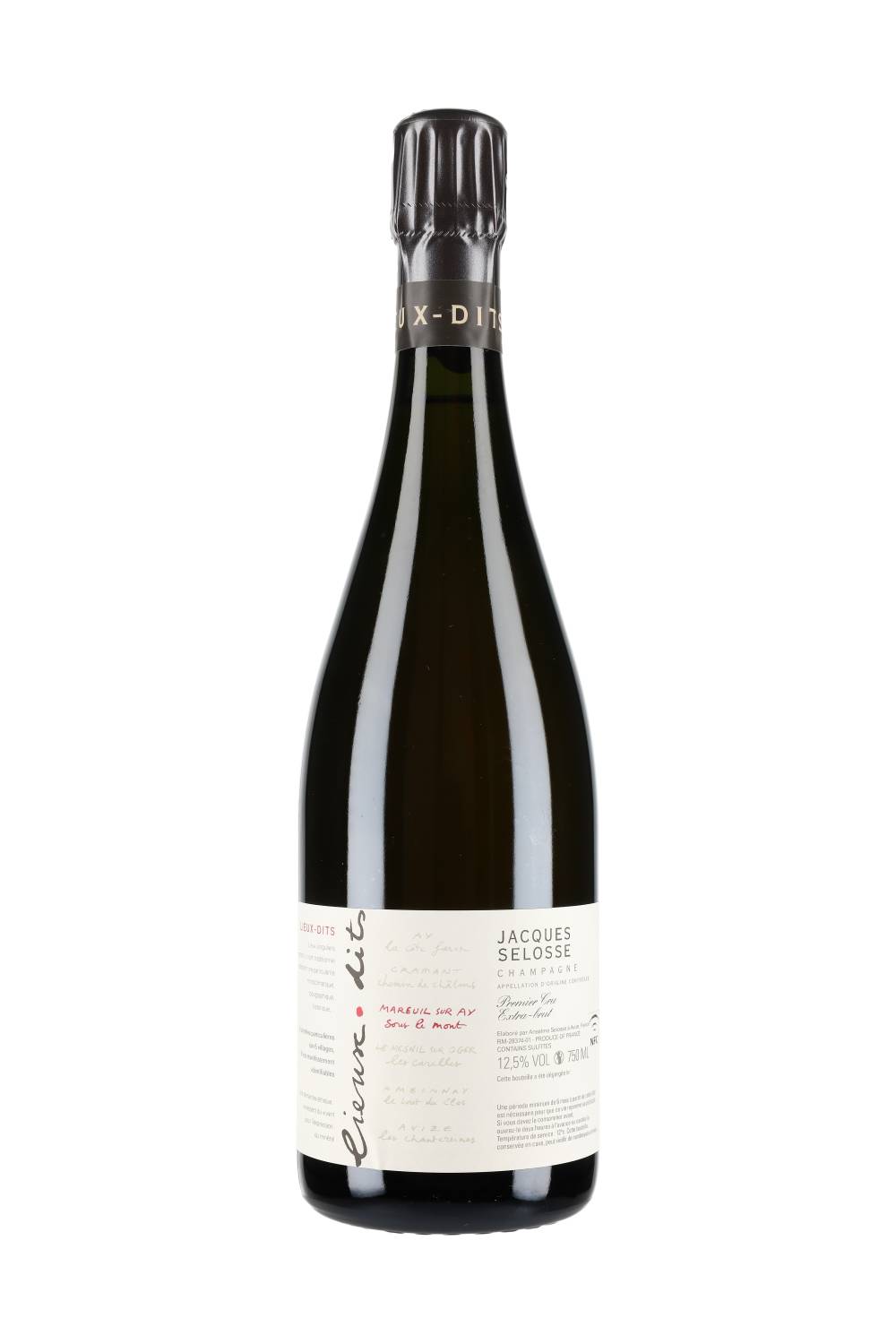 Jacques Selosse Lieux-Dits 'Sous le Mont' Mareuil sur Äy Grand Cru Extra-Brut (Dég. 2024)