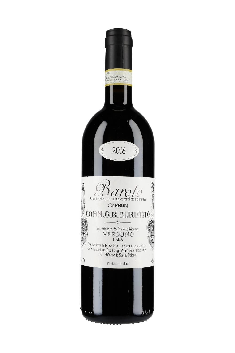 Comm. G.B. Burlotto Barolo Vigneto Cannubi 2018