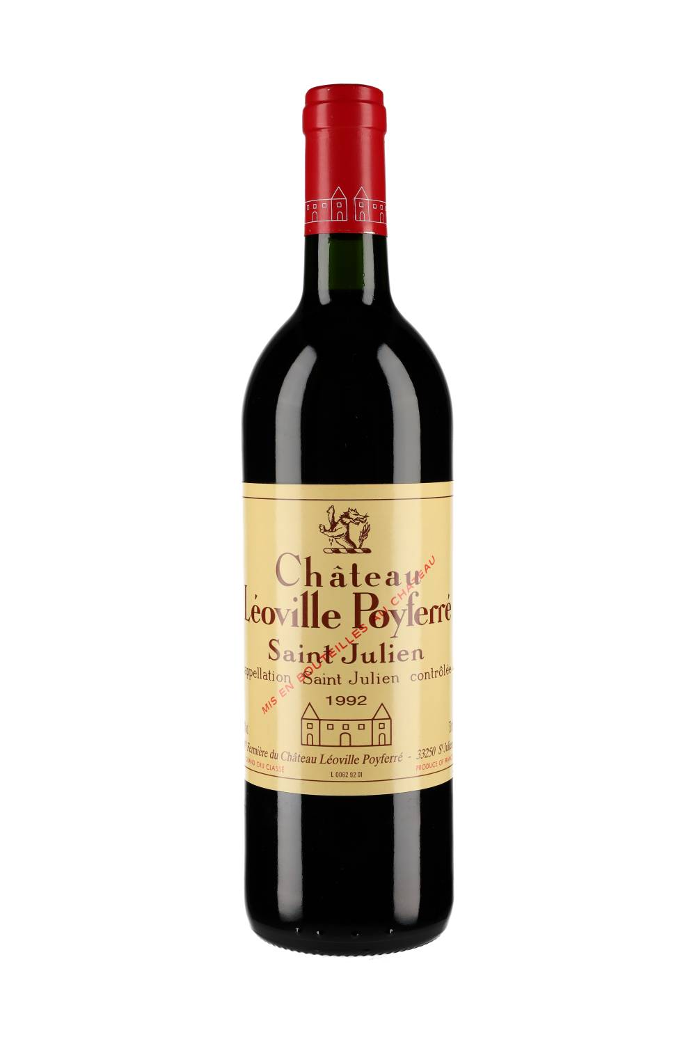 Château Léoville Poyferré Saint-Julien 1992