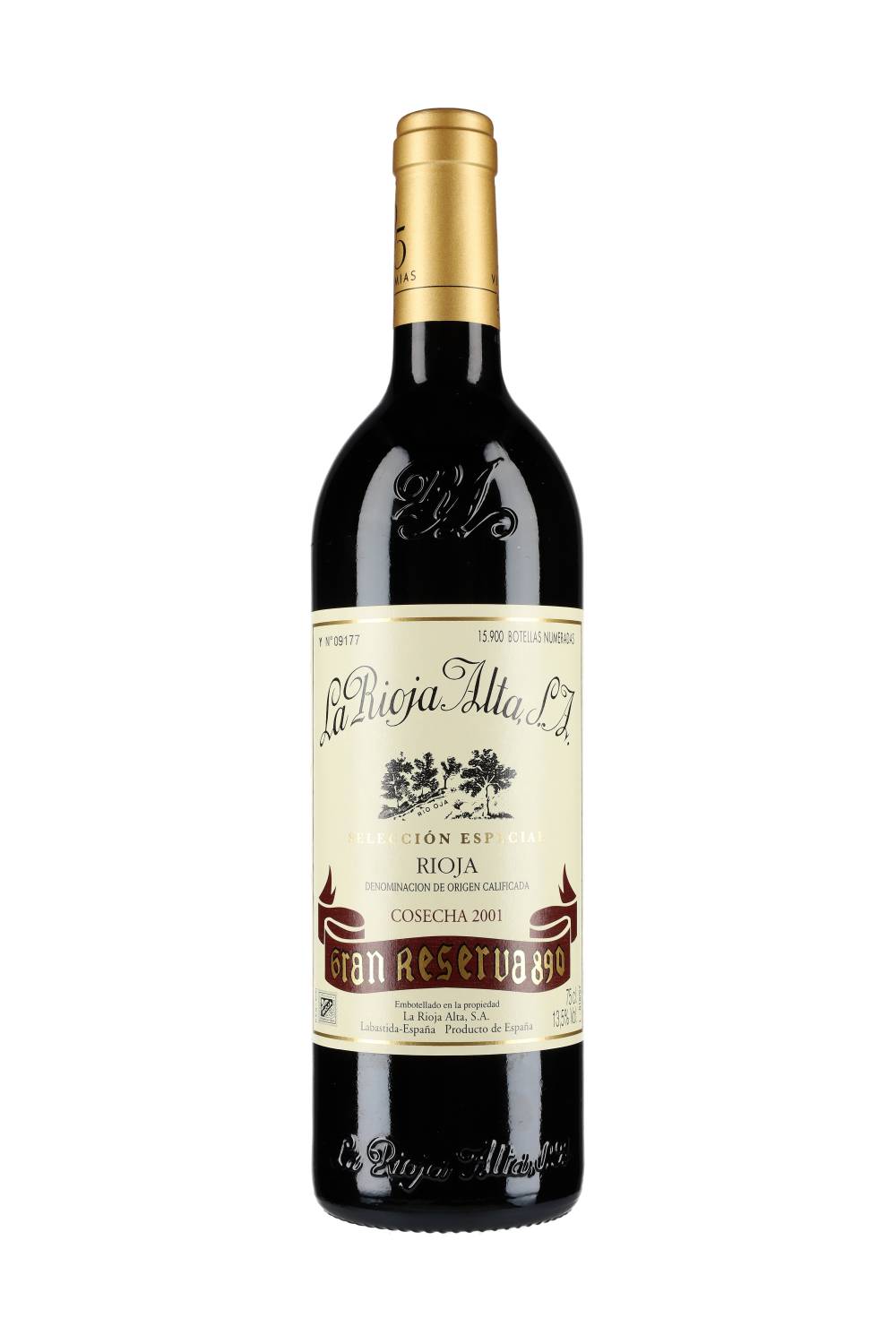 La Rioja Alta Gran Reserva '890' 2001
