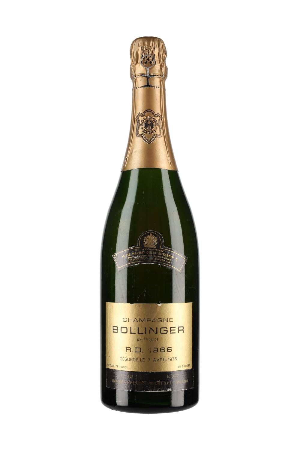 Bollinger Champagne R.D. 1966