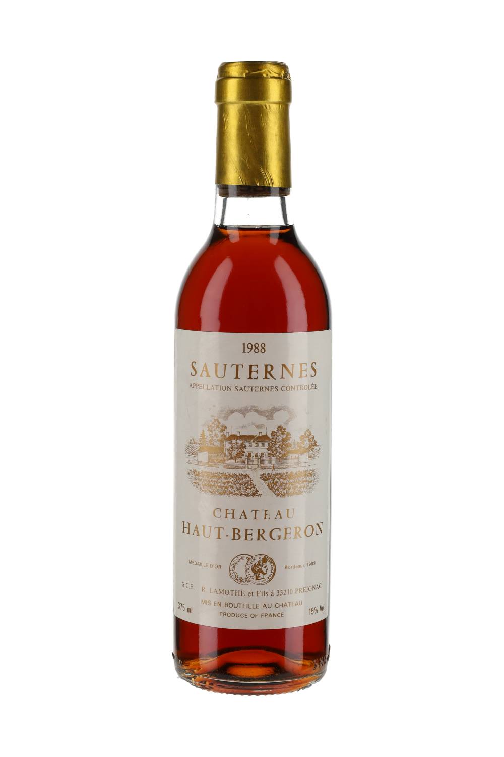 Château Haut-Bergeron Sauternes 1988 0.375L