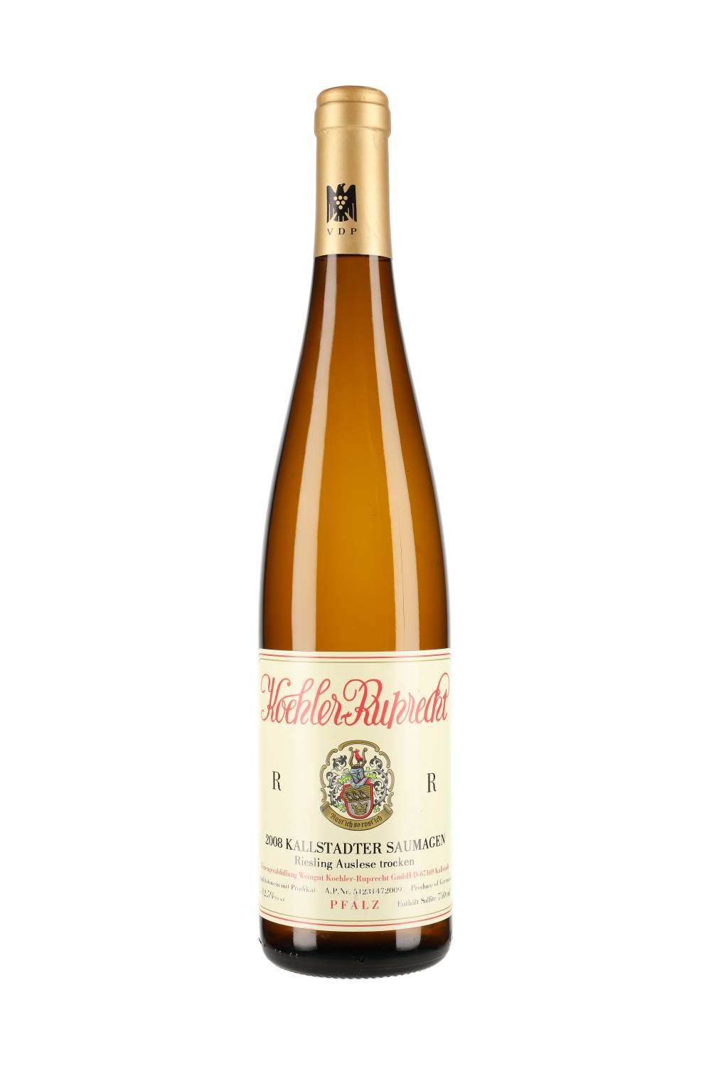 Koehler-Ruprecht Kallstadter Saumagen Riesling Auslese Trocken "R" 2008