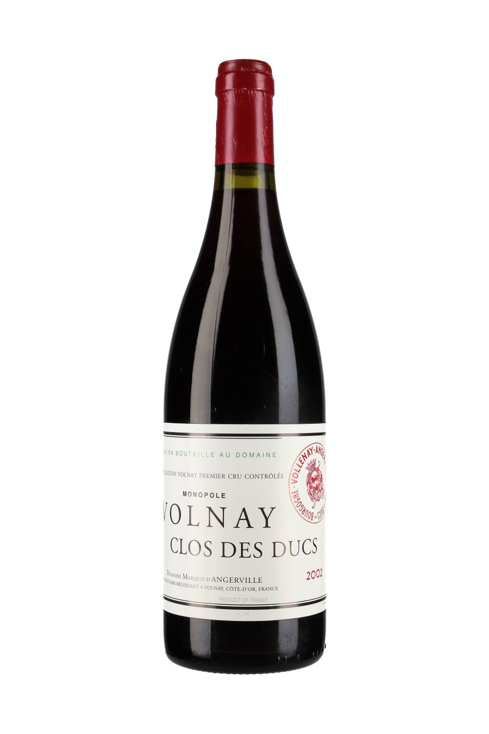 Domaine Marquis d'Angerville Volnay Premier Cru 'Clos des Ducs' 2002