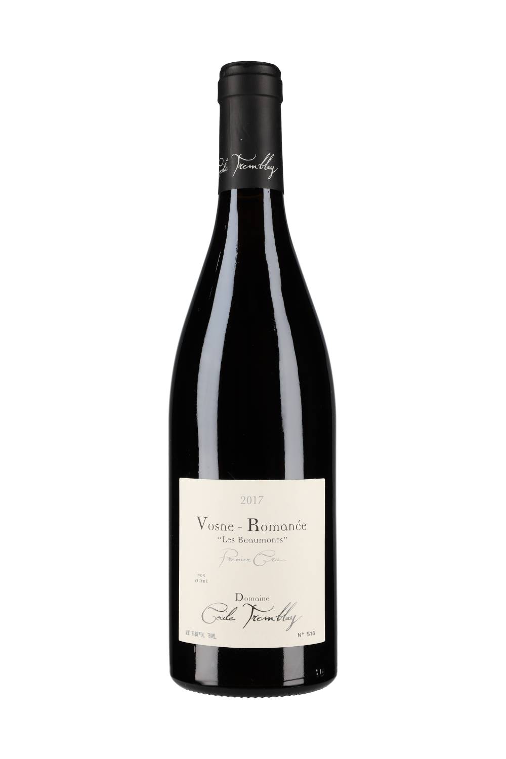 Domaine Cécile Tremblay Vosne-Romanée Premier Cru 'Les Beaumonts' 2017