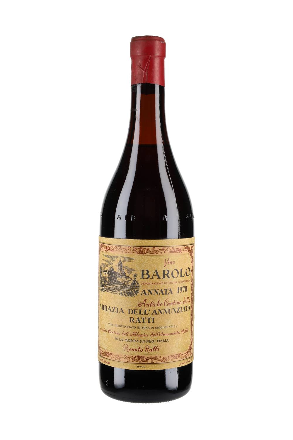 Renato Ratti Abbazia dell`Annunziata Barolo 1970