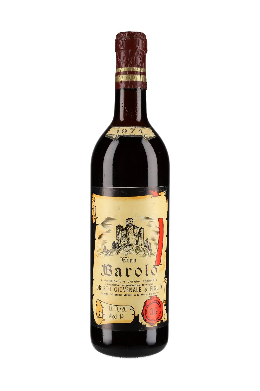Oberto Giovenale e Figlio Barolo 1974