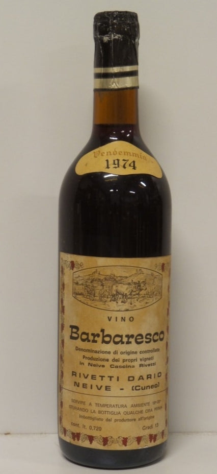 Rivetti Dario, Barbaresco - 1974