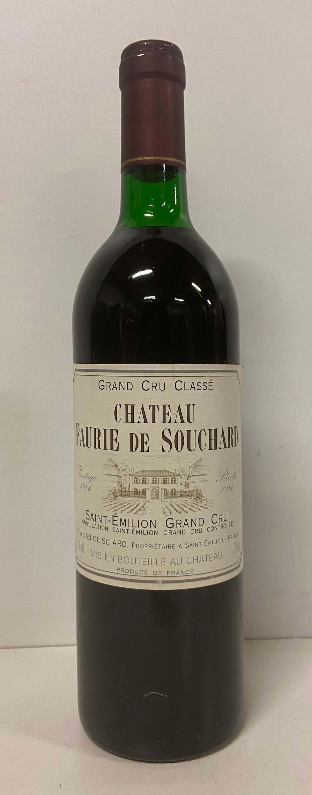 Faurie de Souchard, Saint Emilion Grand Cru - 1986