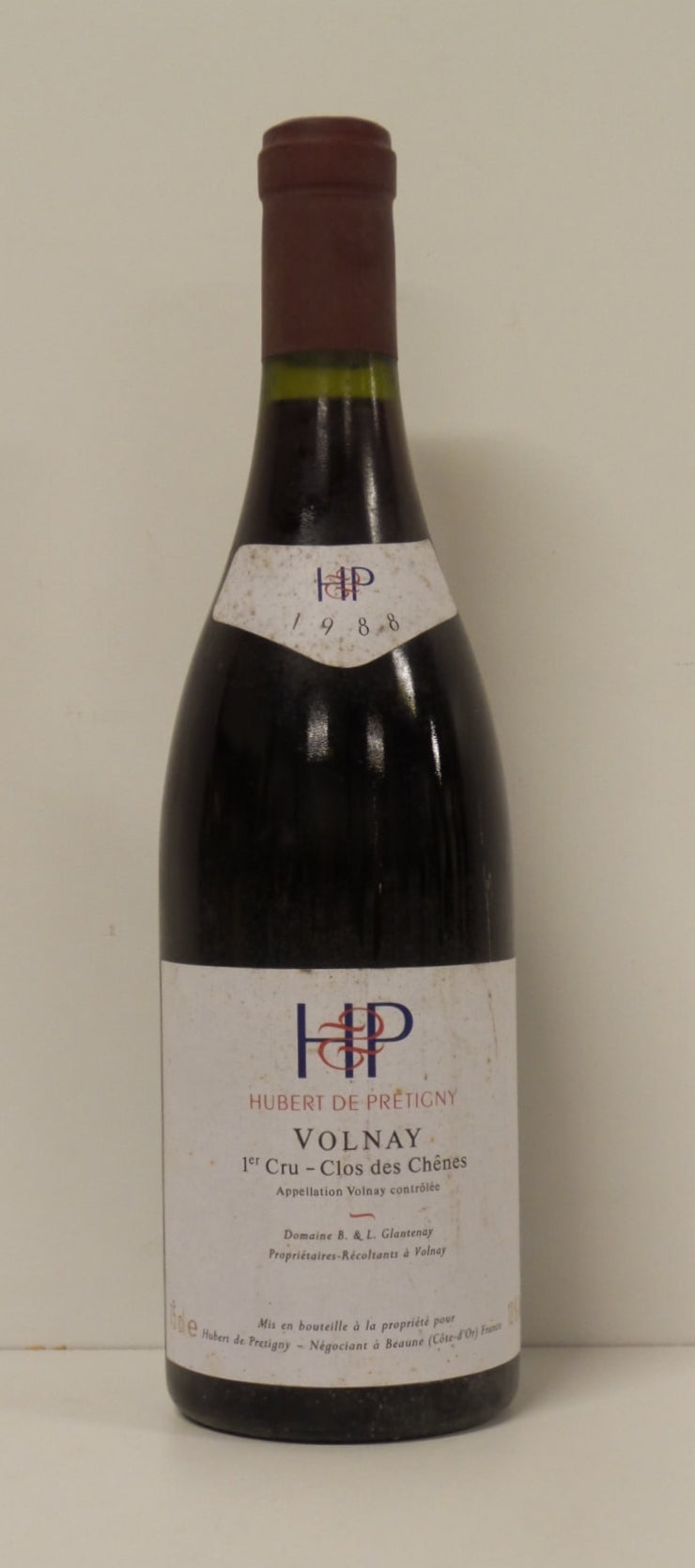Hubert de Pretigny (Glantenay), Volnay Premier Cru, Clos des Chenes - 1988