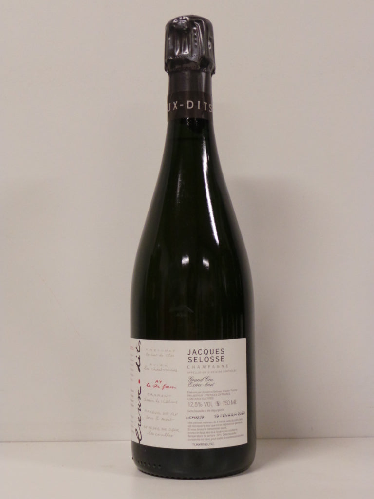 Jacques Selosse Lieu-Dit "La Côte Faron" Grand Cru Blanc de Noirs Extra Brut (Dég. 2018)