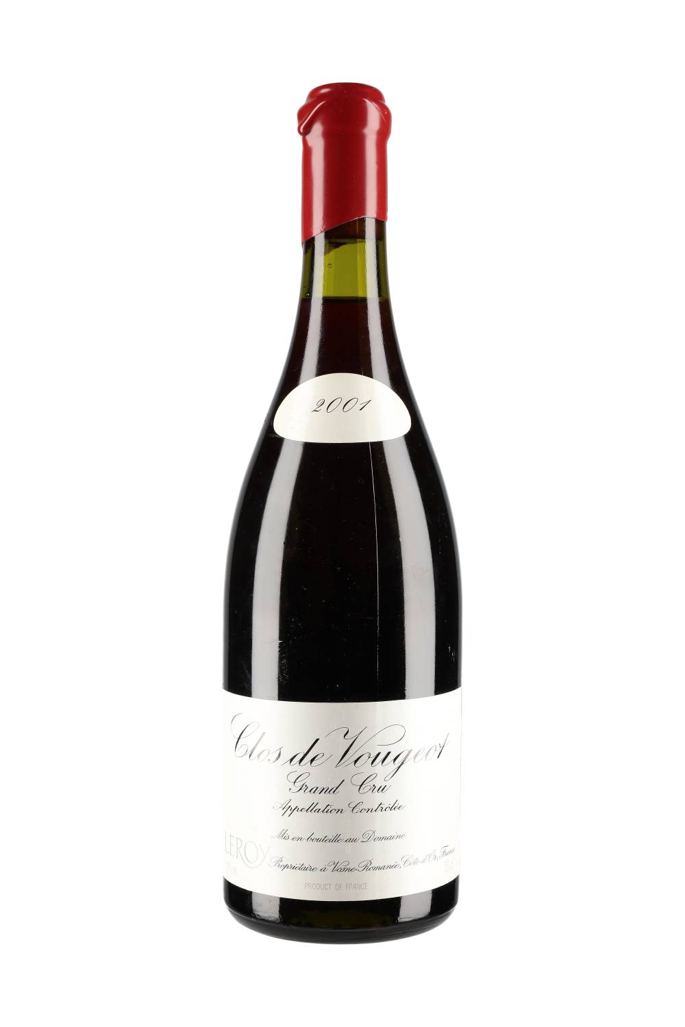 Domaine Leroy Clos Vougeot Grand Cru 2001