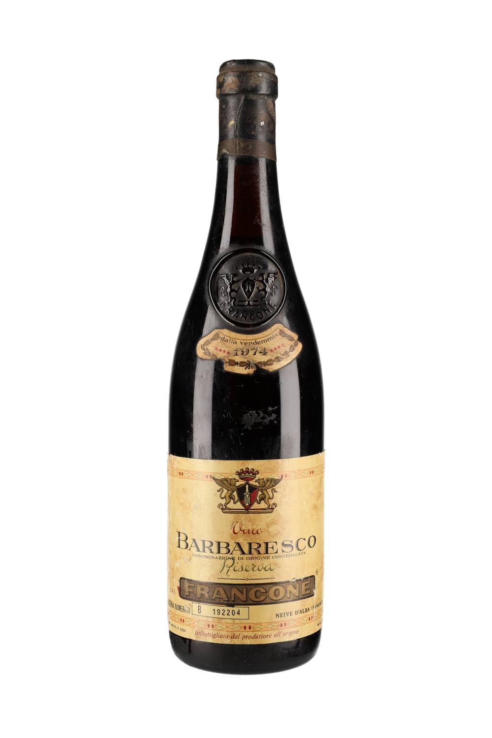Francone Barbaresco Riserva 1974