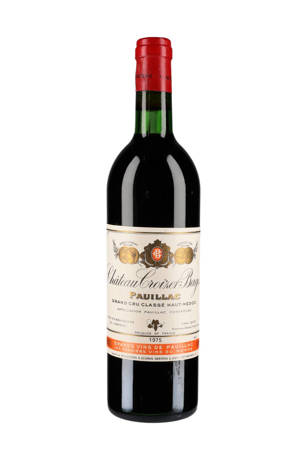 Château Croizet Bages Pauillac 1975