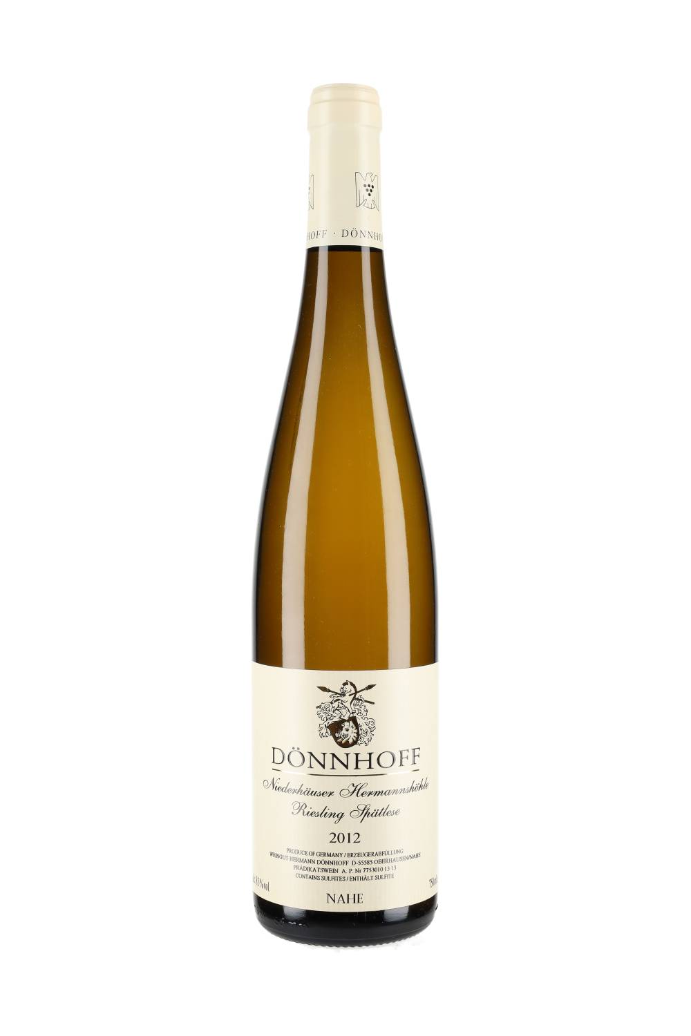 Weingut Dönnhoff Niederhäuser Hermannshöhle Riesling Spätlese 2012