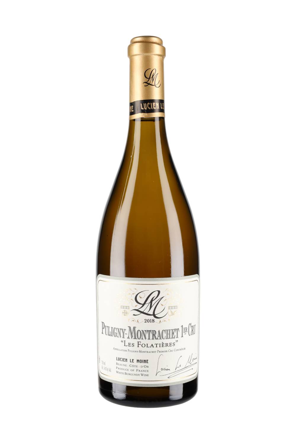 Lucien Le Moine Puligny-Montrachet Premier Cru 'Les Folatières' 2018