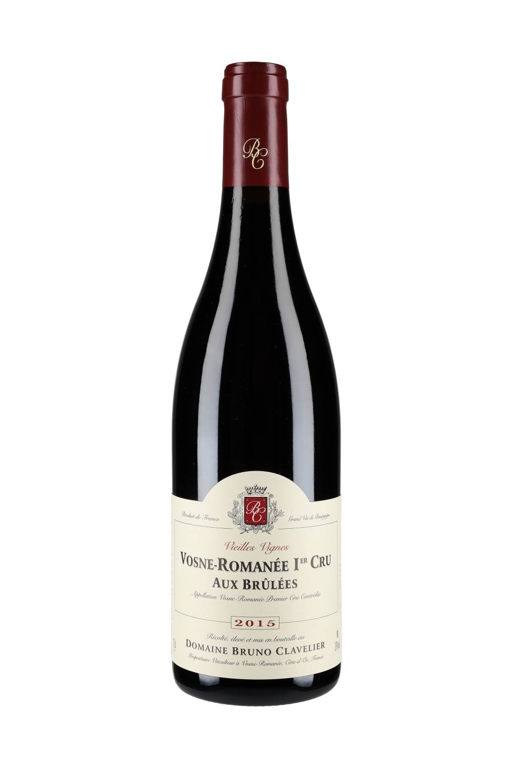 Domaine Bruno Clavelier Vosne-Romanée Premier Cru 'Aux Brûlées' Vieilles Vignes 2015