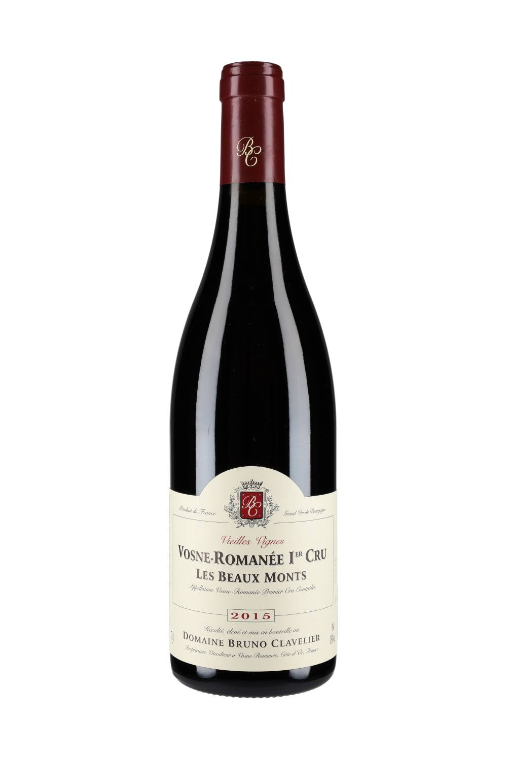 Domaine Bruno Clavelier Vosne-Romanée Premier Cru 'Les Beaux Monts' Vieilles Vignes 2015