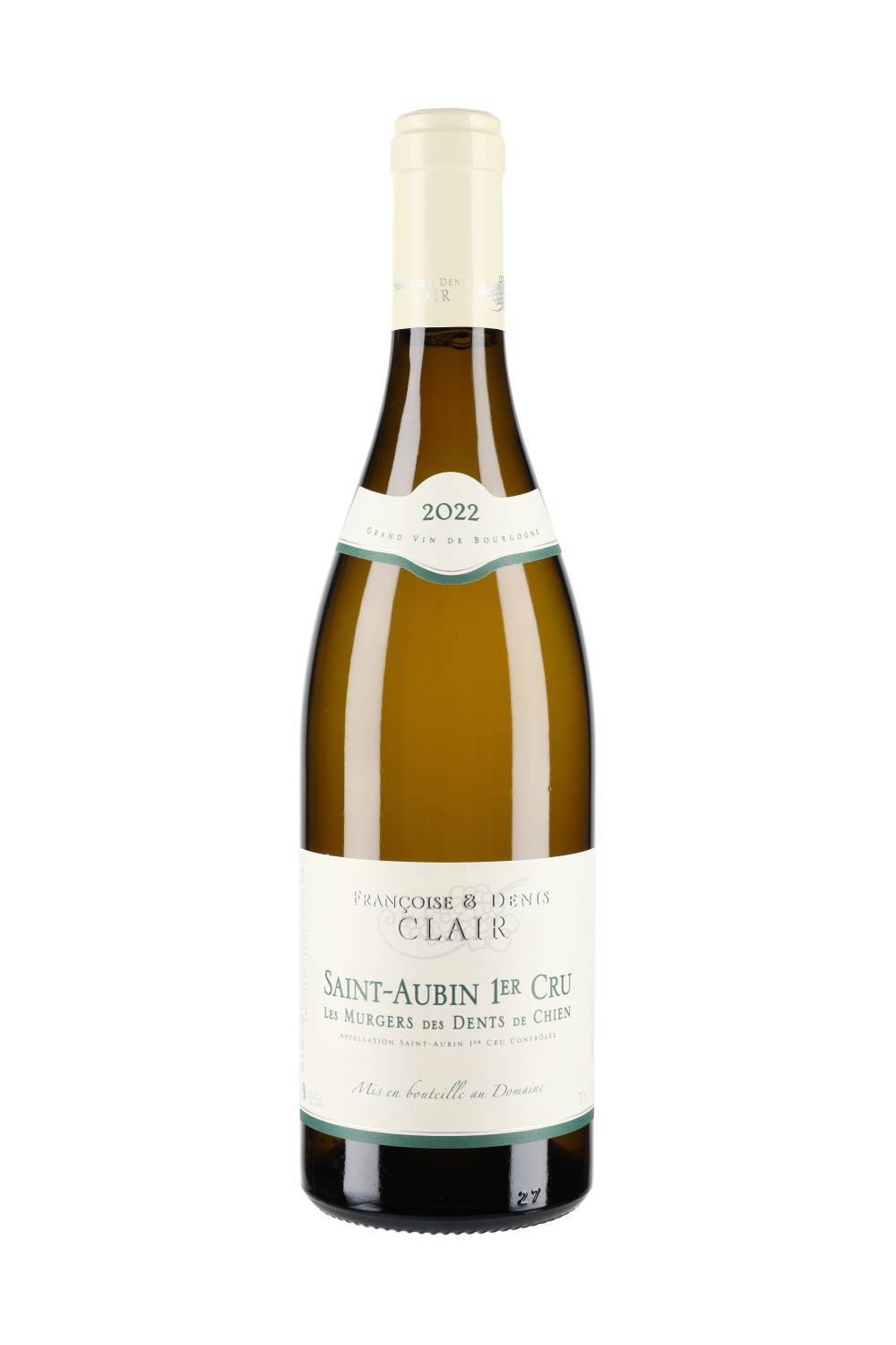 Domaine Françoise et Denis Clair Saint-Aubin Premier Cru 'Les Murgers des Dents' 2022