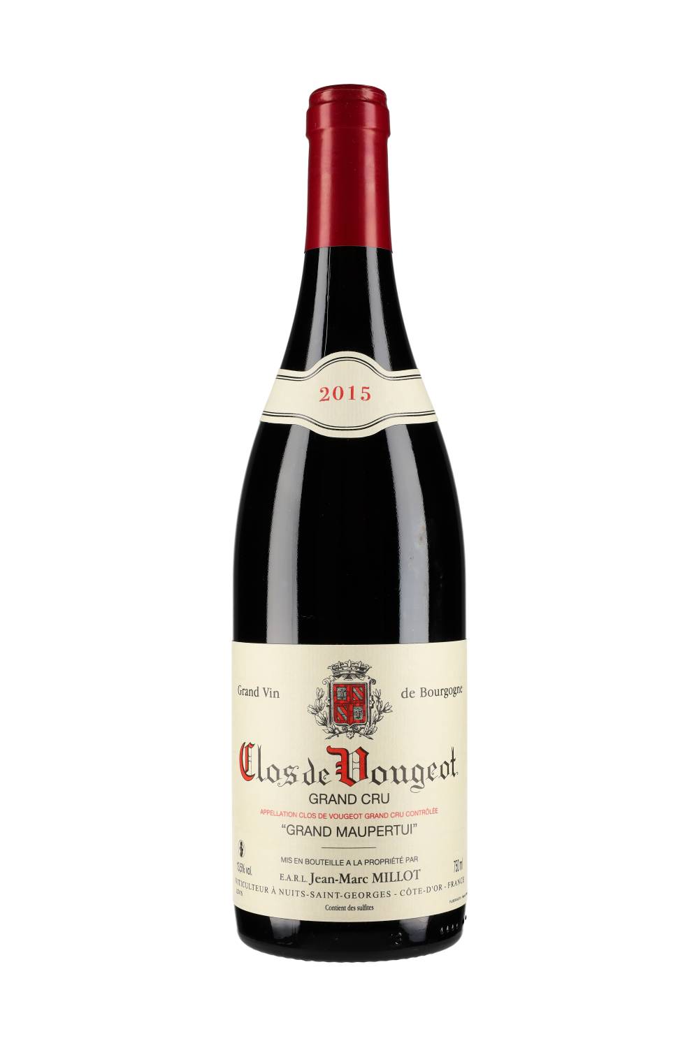 Domaine Jean-Marc Millot Clos de Vougeot Grand Cru Grand Maupertui 2015