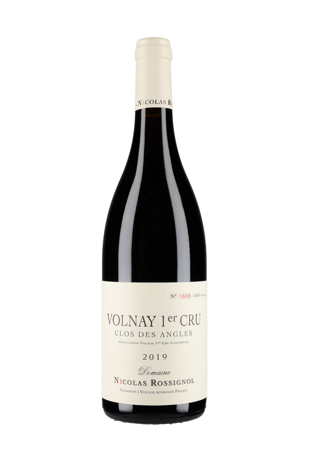 Domaine Nicolas Rossignol Volnay Premier Cru 'Clos des Angles' 2019