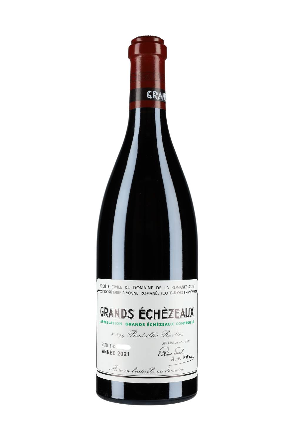 Étiquette Originale Grands Échézeaux 1962 – Domaine De La Romanée-Conti (DRC) – Pièce De Collection