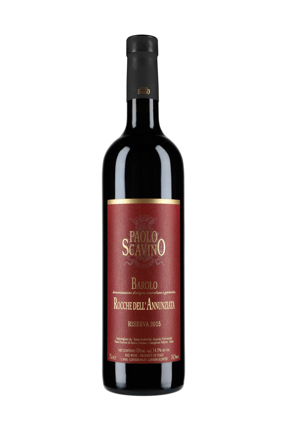 Paolo Scavino Barolo Rocche del'Annunziata Riserva 2015