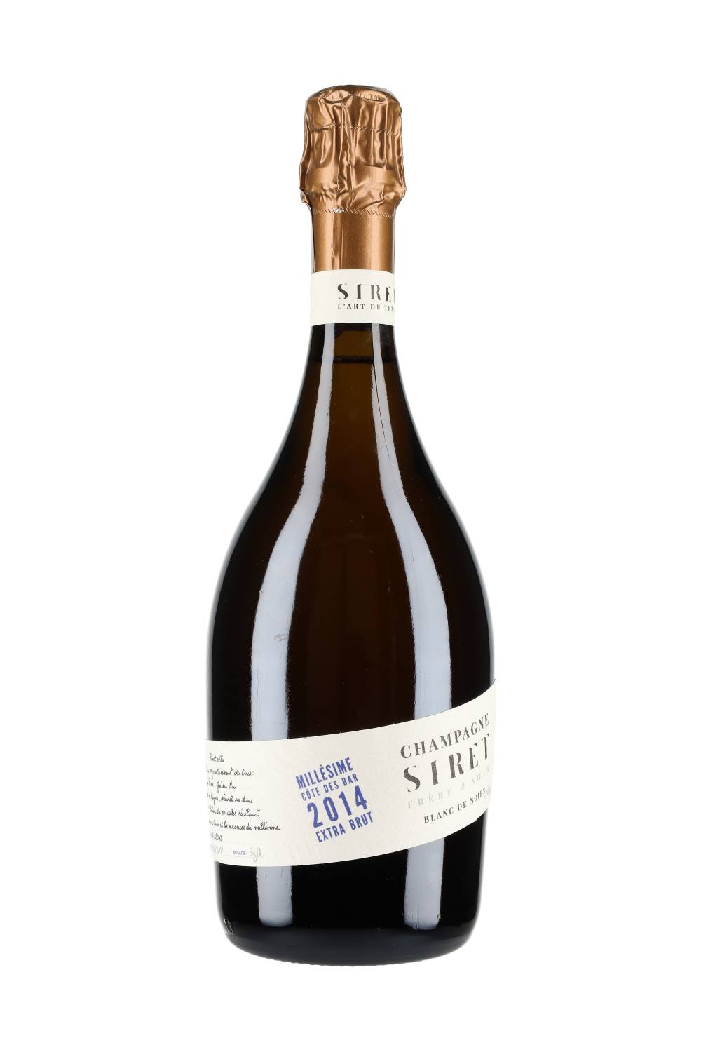 Siret Champagne Millésime Blanc de Noirs Extra-Brut 2014