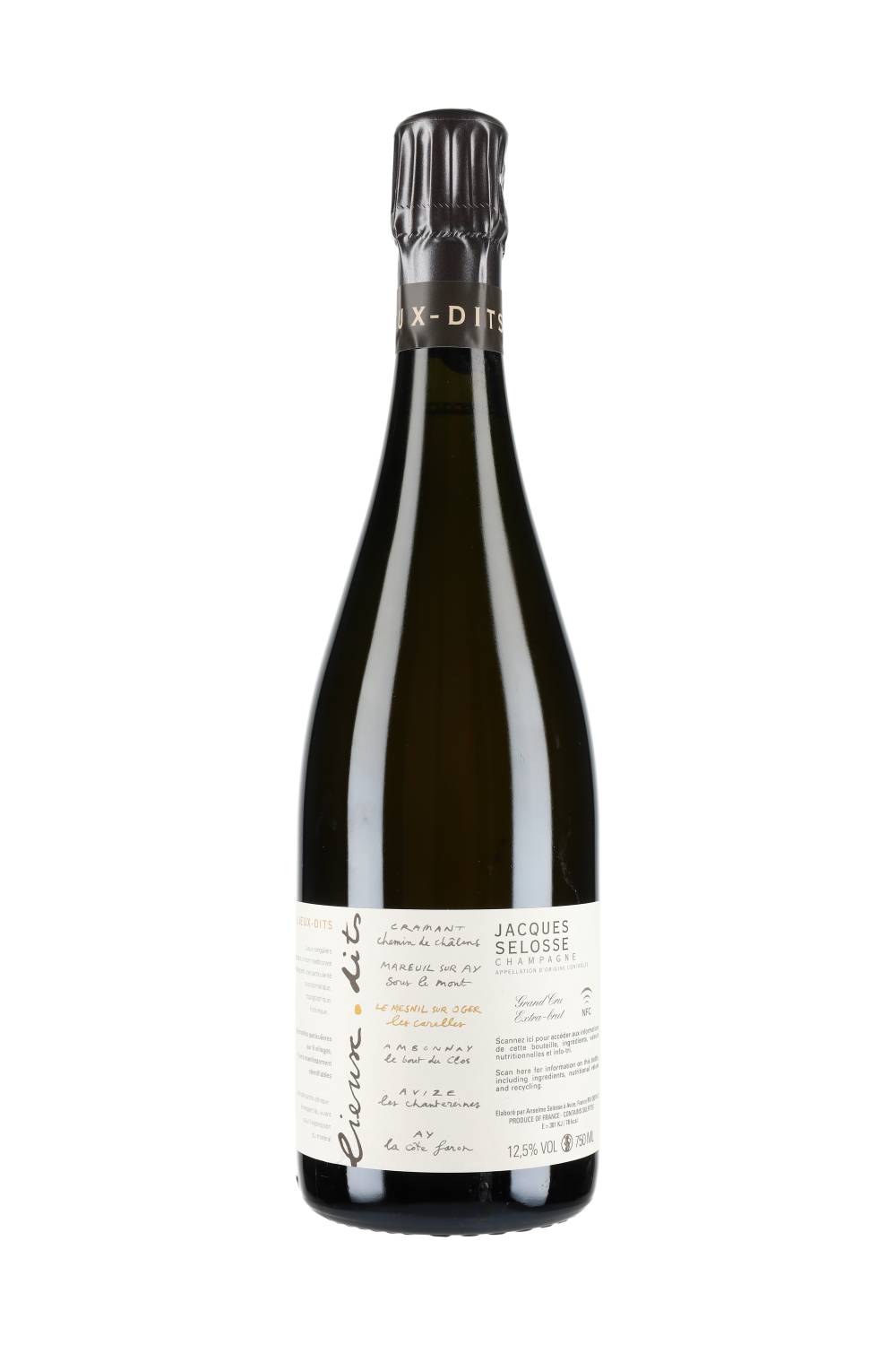 Jacques Selosse Lieux-Dits 'Les Carelles' Le Mesnil sur Ogier Grand Cru Extra-Brut (Dég. 2024)