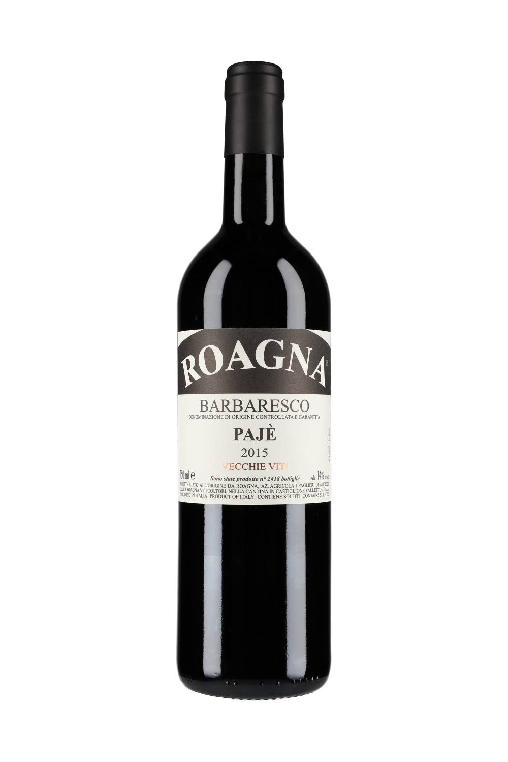 Roagna Pajè Vecchie Viti Barbaresco 2015