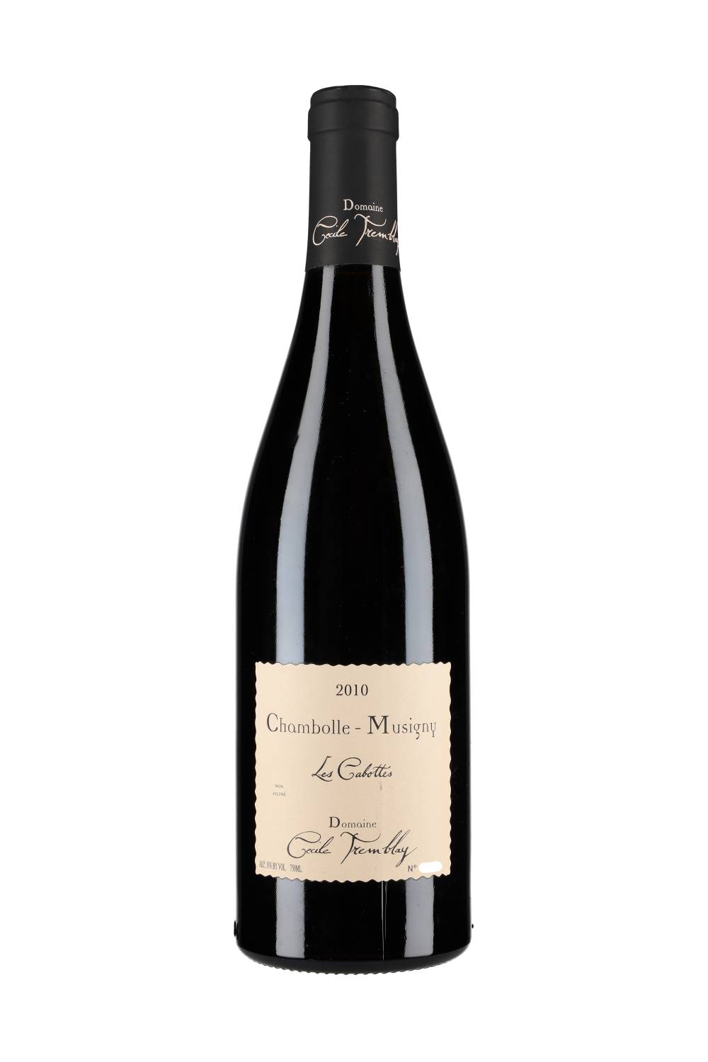 Domaine Cécile Tremblay Chambolle-Musigny Les Cabottes 2010