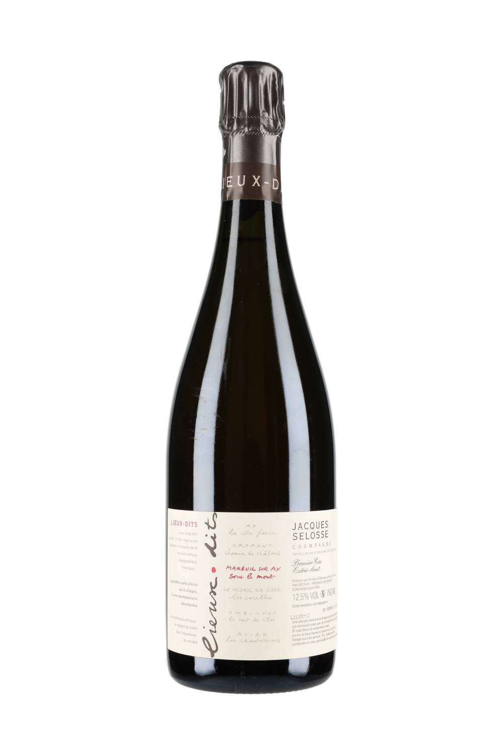 Jacques Selosse Lieux-Dits 'Sous le Mont' Mareuil sur Äy Grand Cru Ext ...