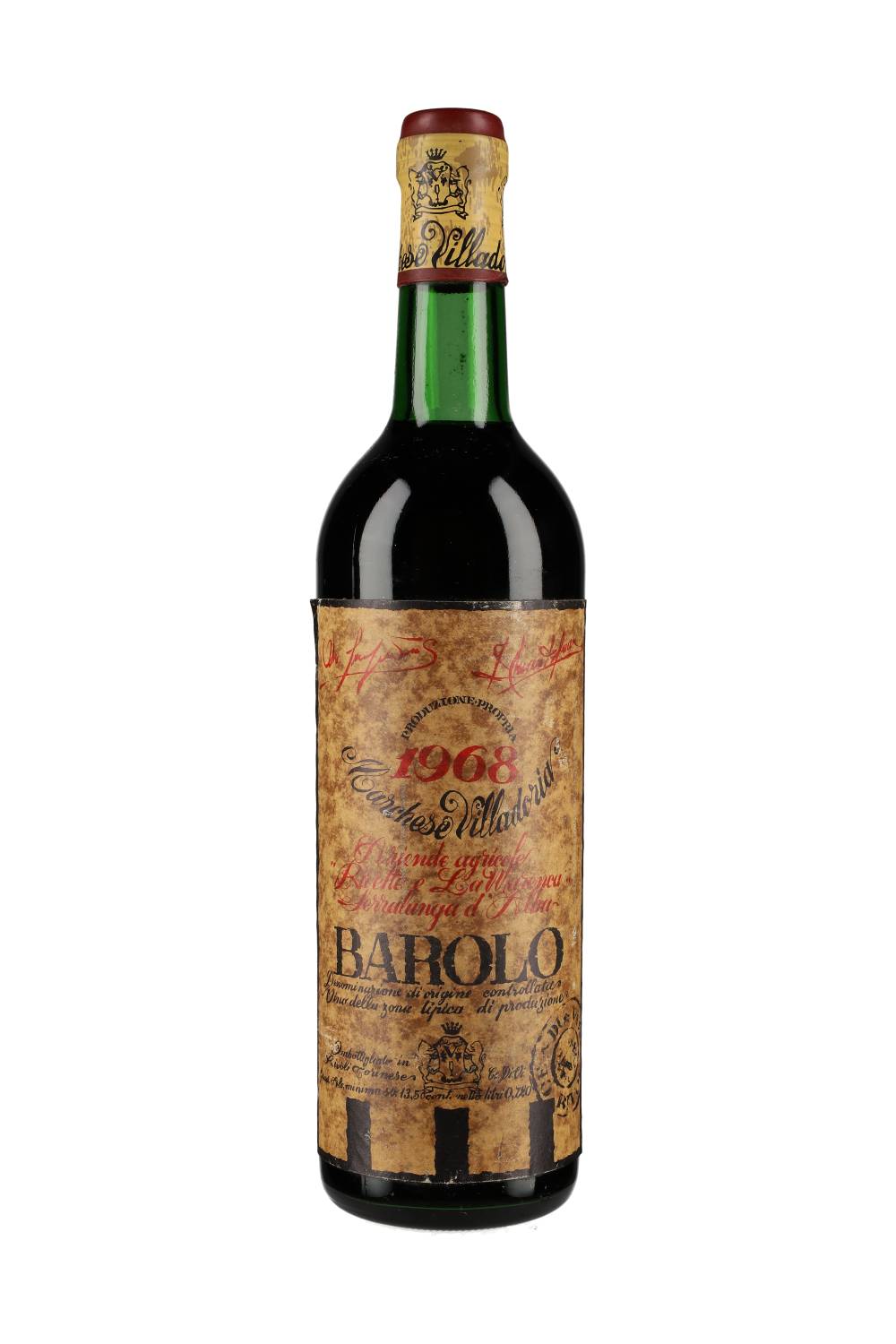 Marchese Villadoria Barolo 1968