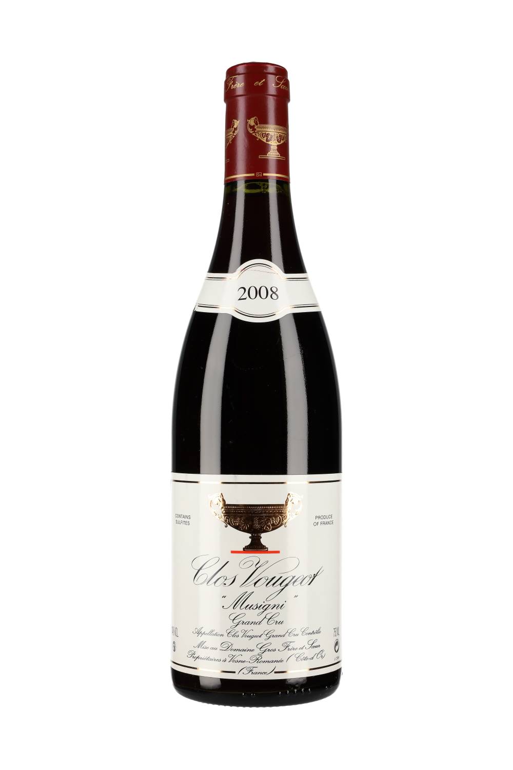 Domaine Gros Frère et Soeur Clos Vougeot Grand Cru Musigni 2008
