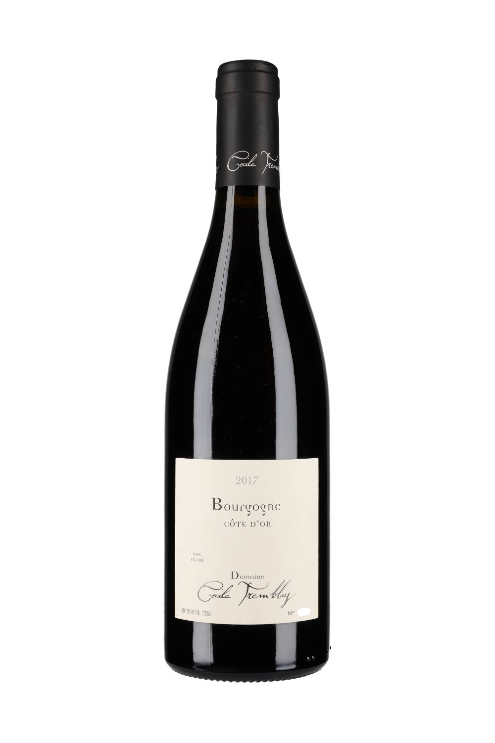 Domaine Cécile Tremblay Bourgogne Côte d'Or Rouge 2017