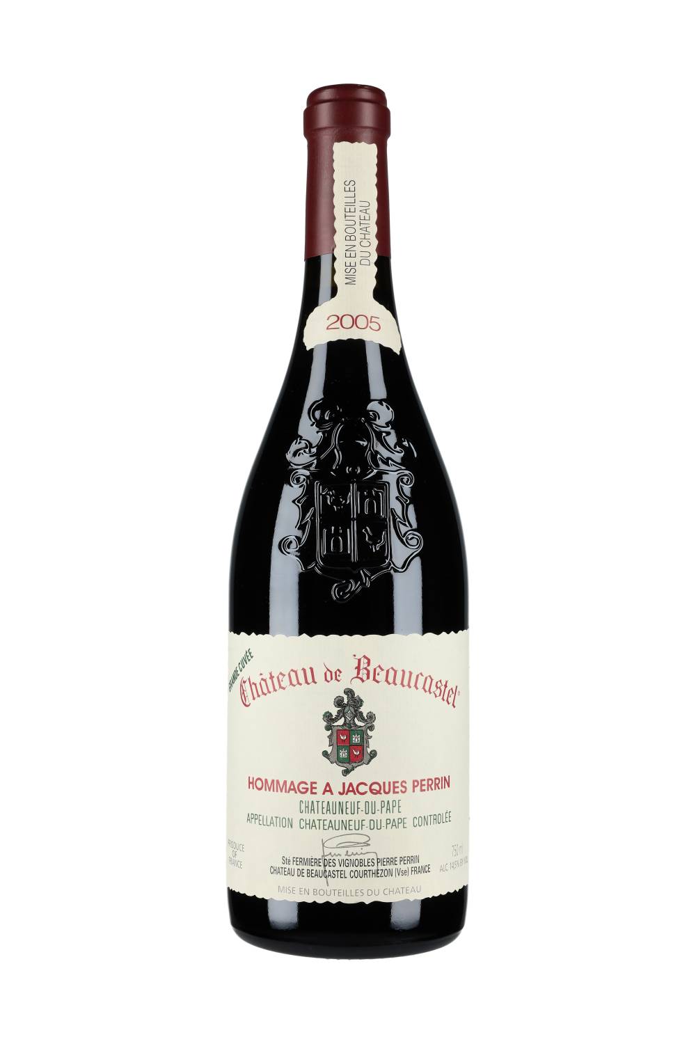 Château de Beaucastel Châteauneuf-du-Pape Hommage à Jacques Perrin 2005