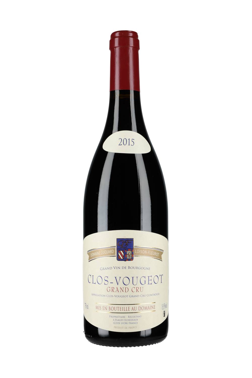 Domaine Coquard Loison-Fleurot Clos Vougeot Grand Cru 2015 - Total ...