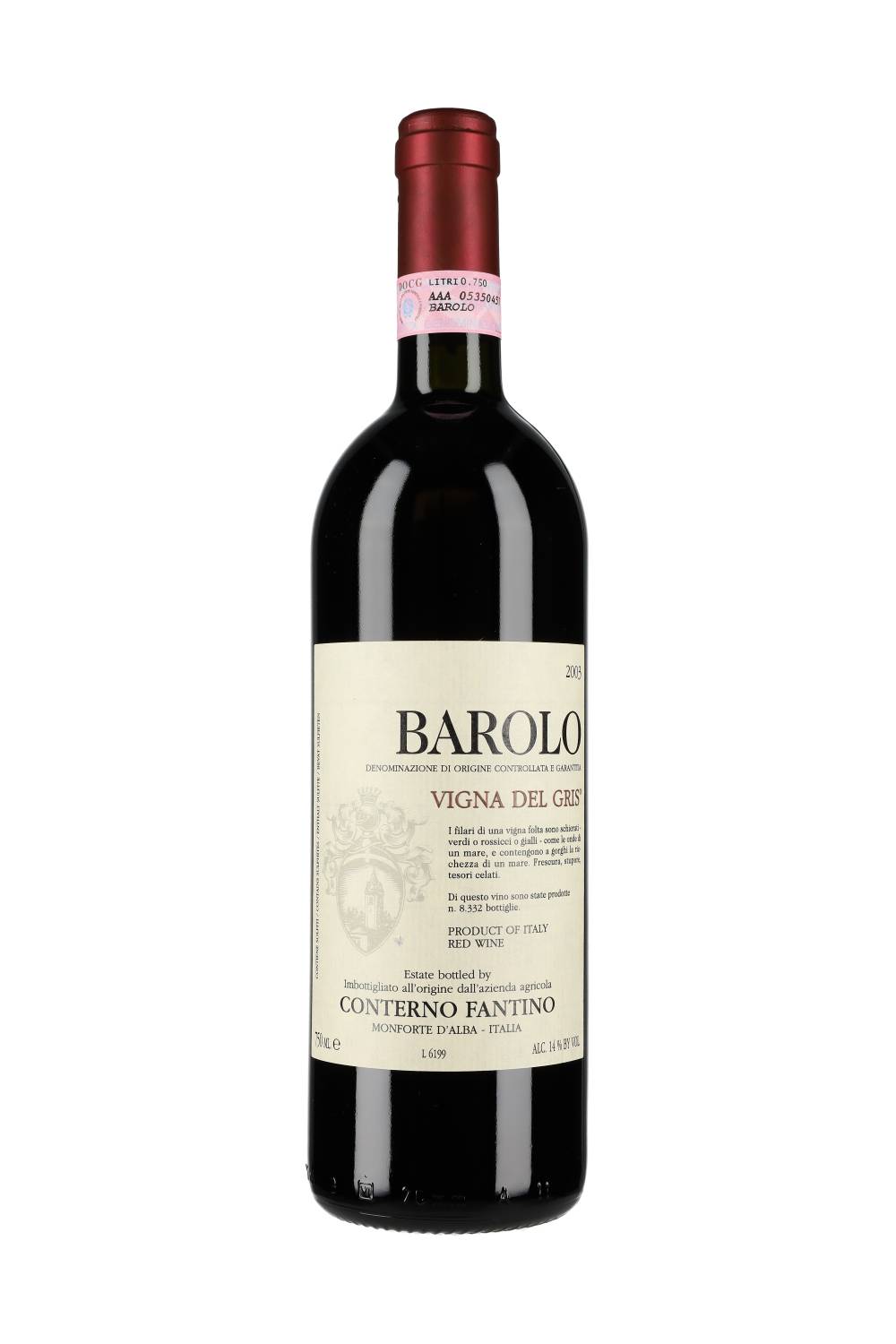Conterno Fantino Barolo Ginestra Vigna del Gris 2003