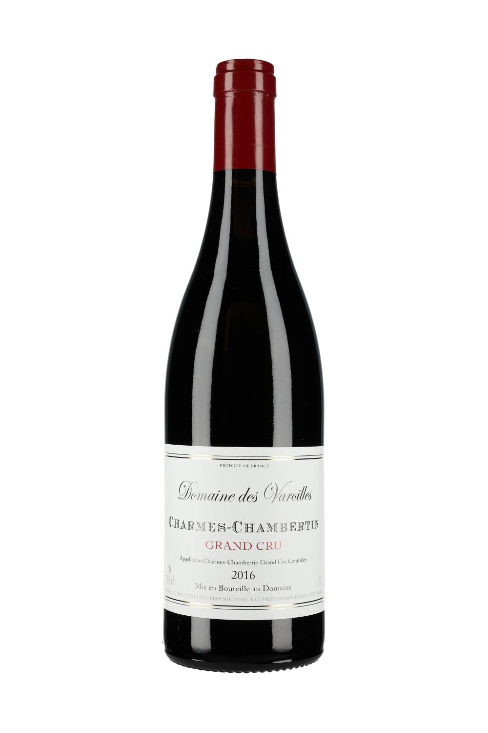 Domaine des Varoilles Charmes-Chambertin Grand Cru 2016