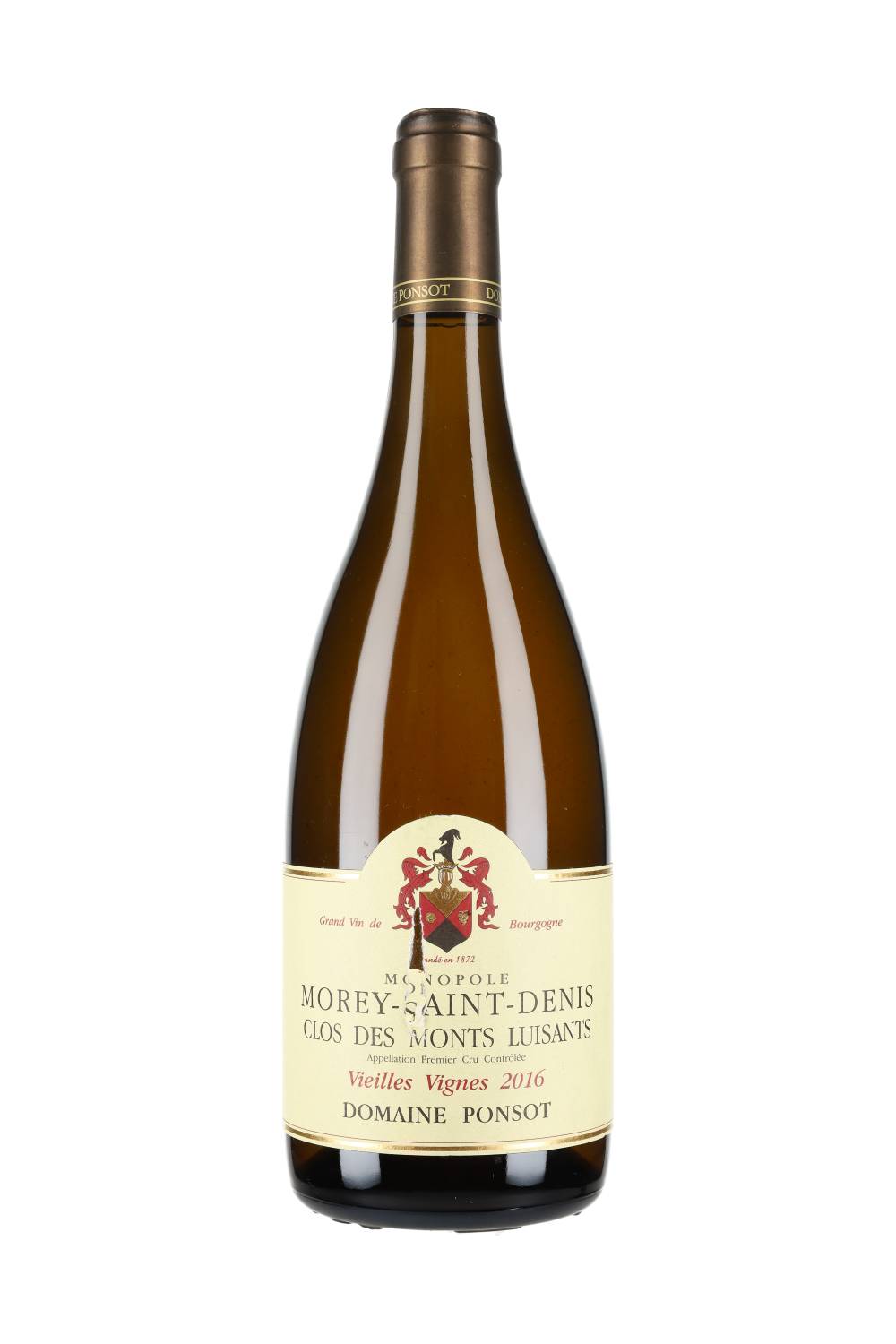 Domaine Ponsot Morey-Saint-Denis Premier Cru 'Clos des Monts Luisants' Vieilles Vignes Blanc 2016