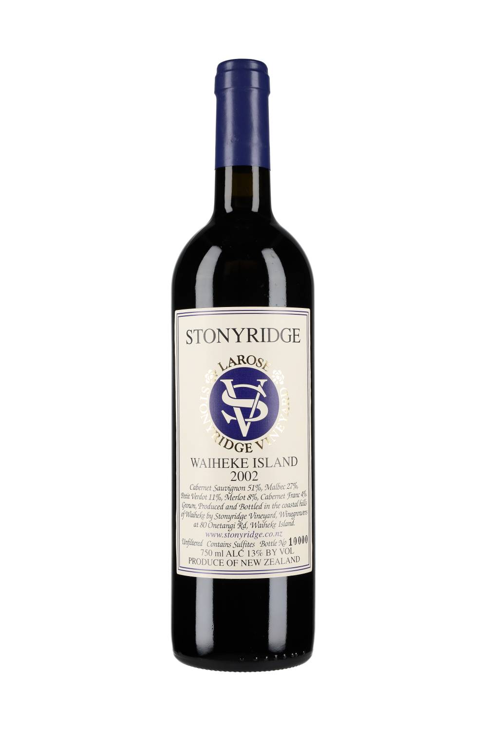 Stonyridge Larose Waiheke Island 2002