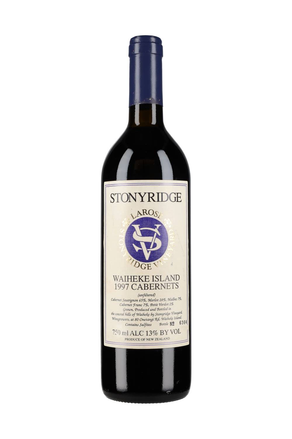 Stonyridge Larose Waiheke Island 1997