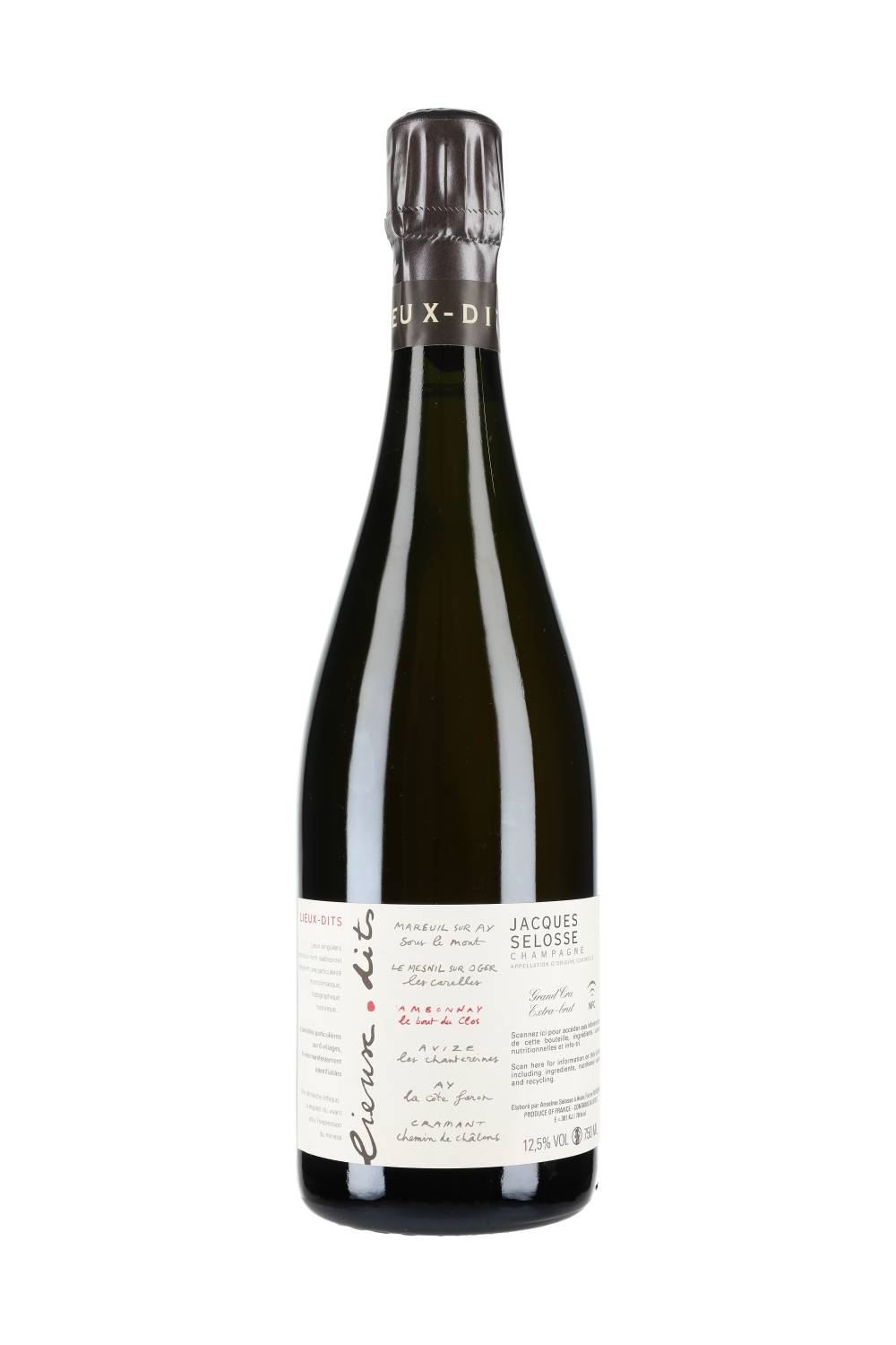 Jacques Selosse Lieux-Dits 'Le Bout du Clos' Ambonnay Grand Cru Extra-Brut