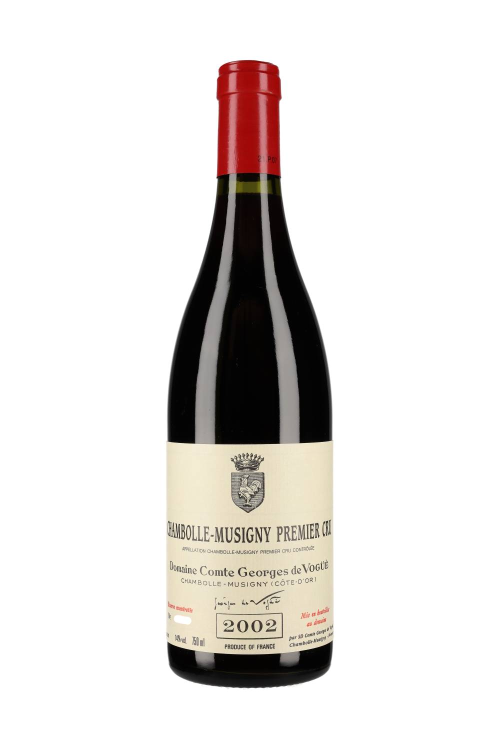 Domaine Comte Georges de Vogüé Chambolle-Musigny Premier Cru 2002