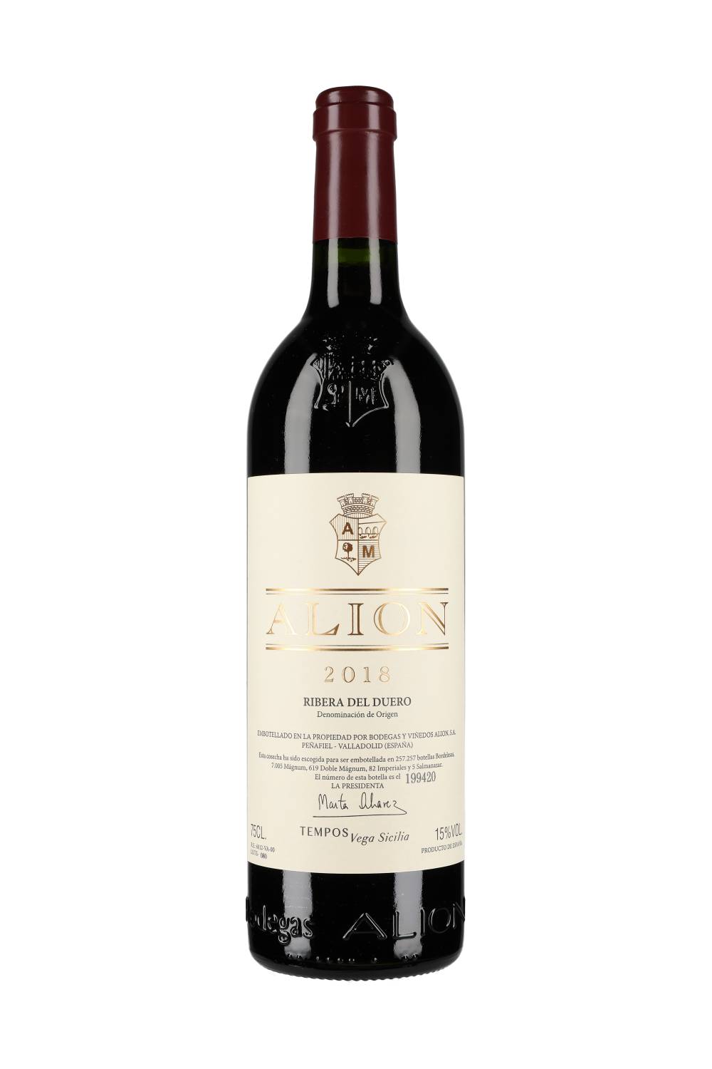 Vega Sicilia Ribera del Duero Alión 2018