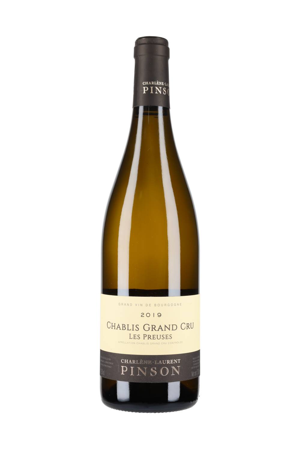 Charlène et Laurent Pinson Chablis Grand Cru 'Les Preuses' 2019