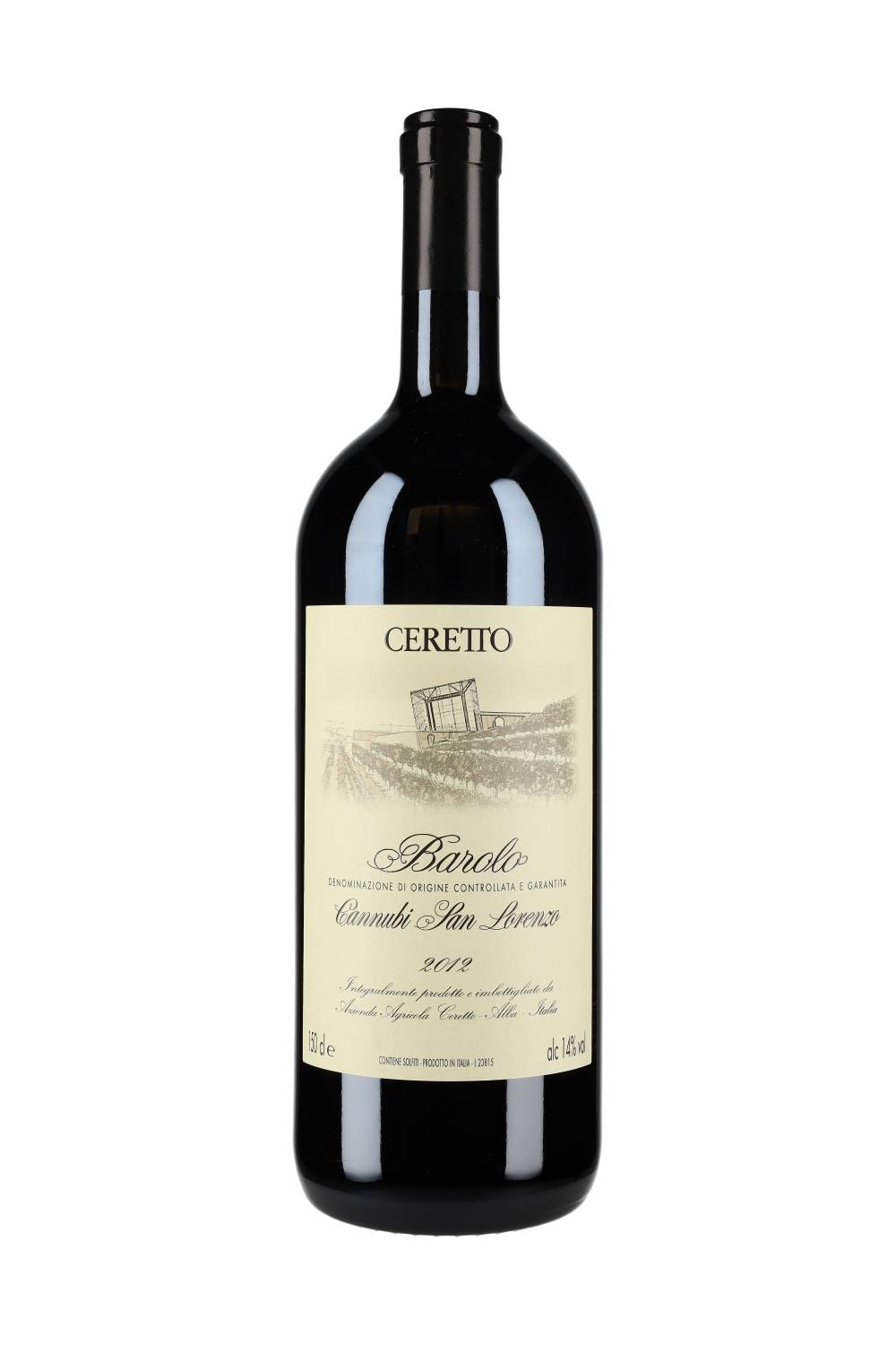 Ceretto Barolo Cannubi San Lorenzo 2012 Magnum