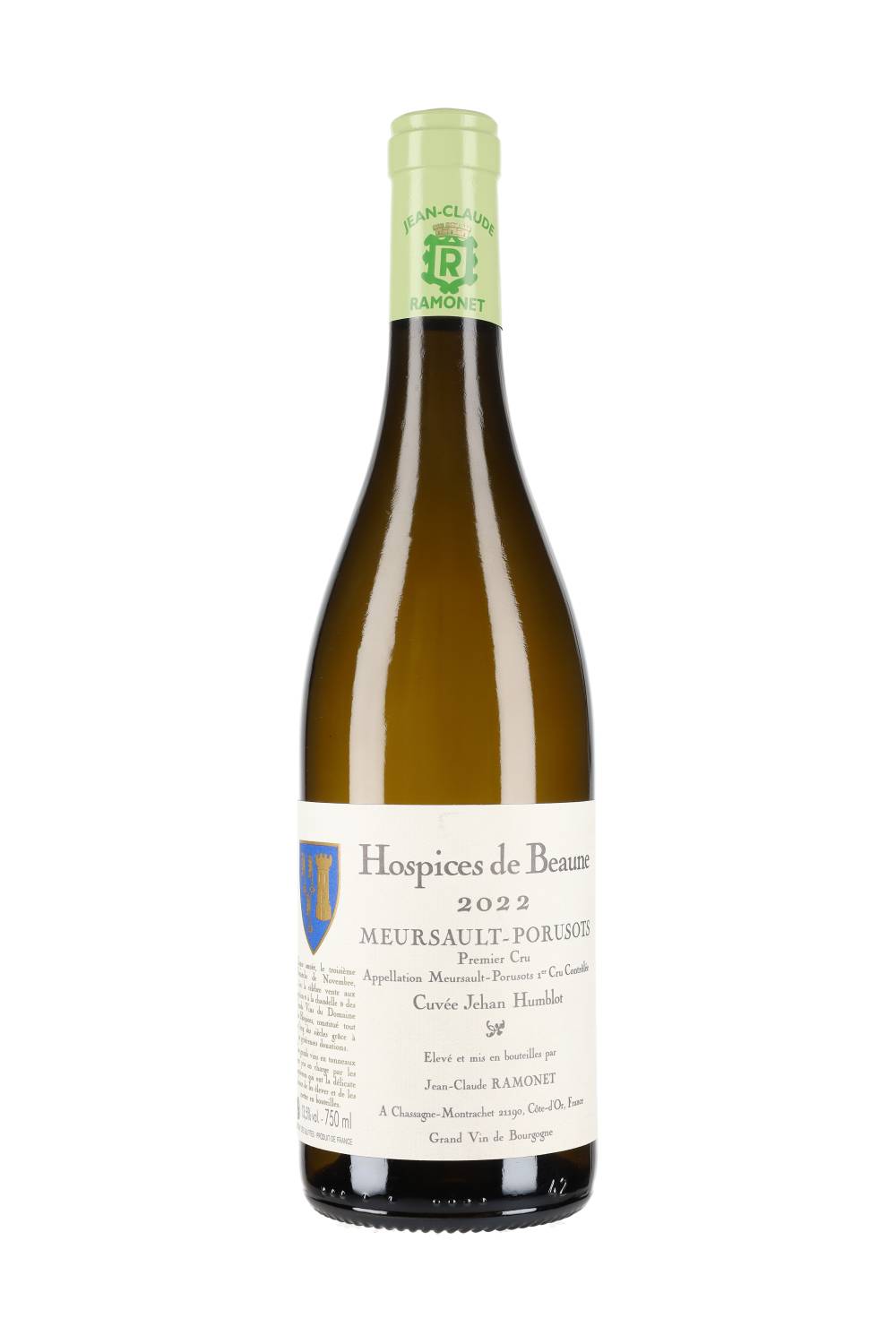 Hospices de Beaune Meursault Premier Cru 'Les Porusots' Cuvée Jéhan Humblot (Jean-Claude Ramonet) 2022