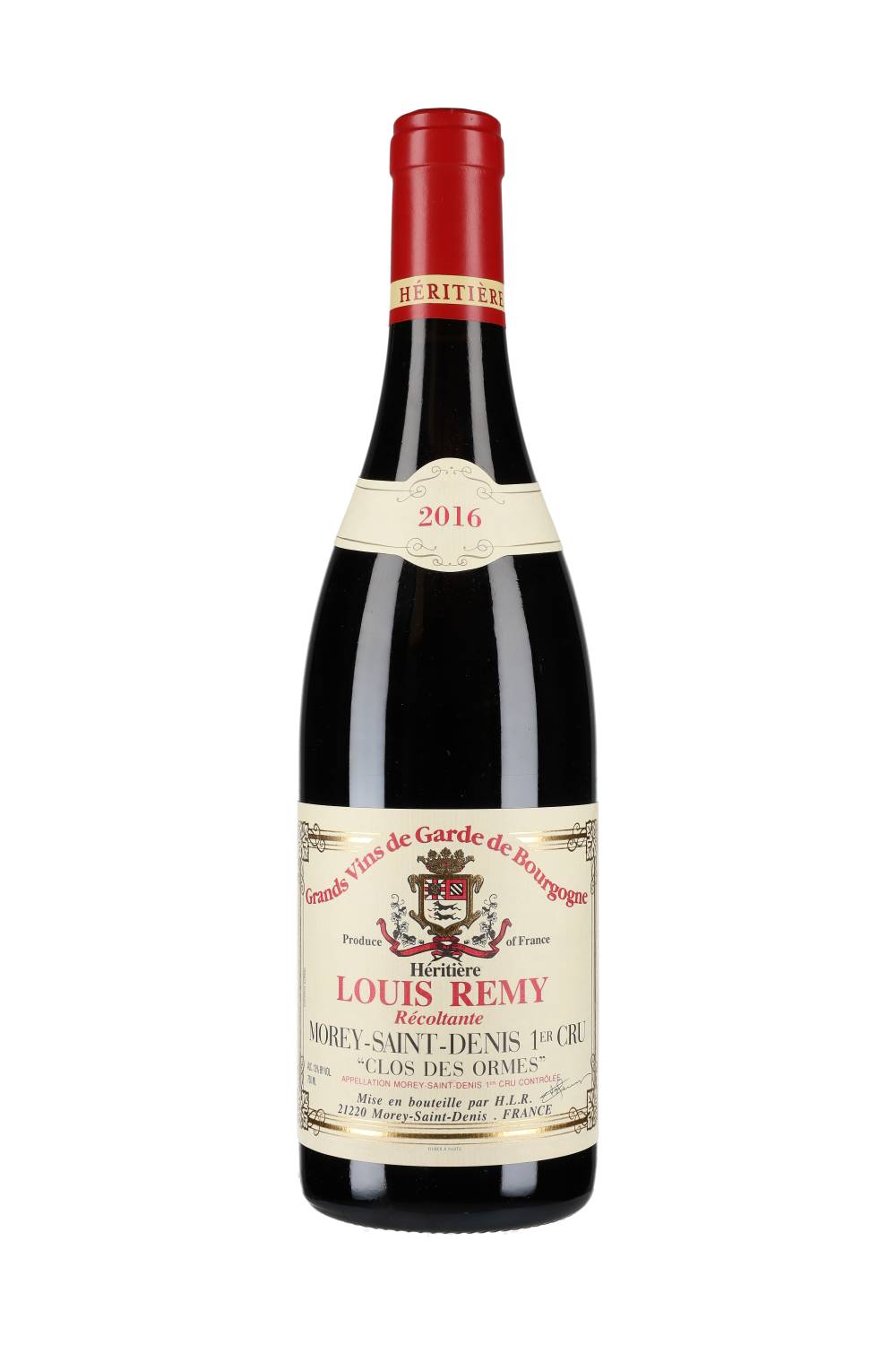 Héritière Louis Remy Morey-Saint-Denis Premier Cru 'Clos des Ormes' 2016