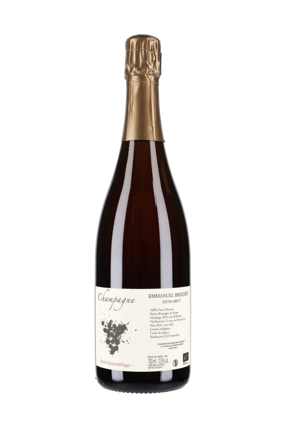 Emmanuel Brochet Champagne Rosé d'Assamblage 2021